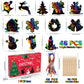 Stocking Stuffers - 48 PCS Rainbow Scratch Paper Cards Set | Christmas Crafts Toys Game for Kids - Christmas Gifts Ornaments Par