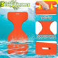 Miniinflat 6 Pcs Water Solid Saddle Floats Set Buoyant Comfortable Foam Water Resistant Floating Seat Long Reliable Saddle Loung