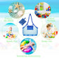 Frienda 6 Pieces Mesh Beach Tote Bag Portable Travel Mesh Bag Large Mesh Beach Bag Toy Organizer Storage Bag Away from Sand for