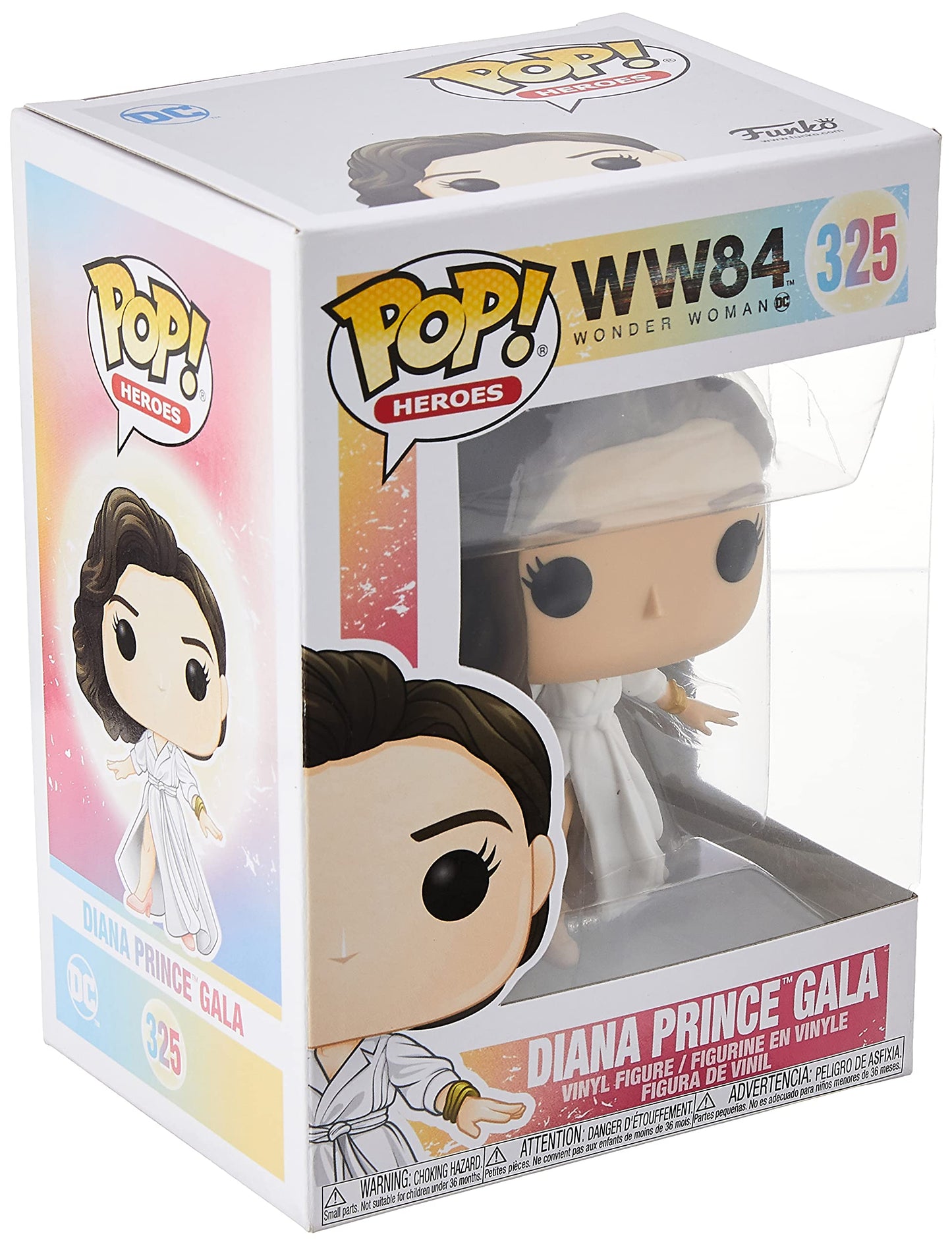 Funko Pop! Movies Wonder Woman 1984 Diana Prince Gala Vinyl Figure, Multicolor, Model 46664, Standard Size