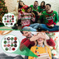 Jutom 48 Pcs Mini Christmas Buttons Pins Bulk Funny Christmas Sayings Pins for Team Gift Goodie Bags Party Decoration Favors