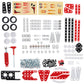 Meccano, 10-In-1 Racing Vehicles Stem Model Building Kit With 225 Parts And Real Tools, Kids Toys For Ages 8 And Up