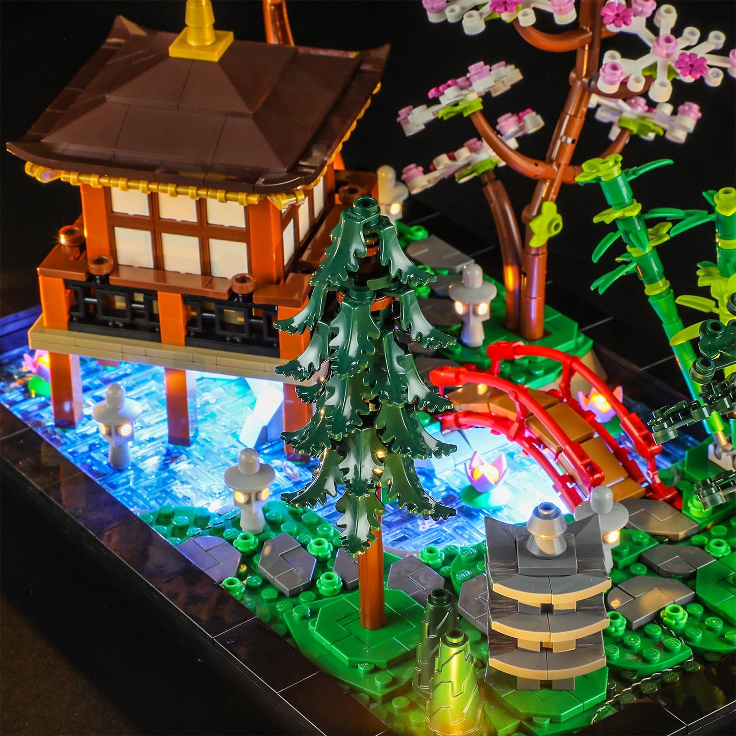 Briksmax Led Lighting Kit For Lego-10315 Tranquil Garden - Compatible With Lego Icons Japanese Zen Gardens Building Set- Not Inc