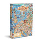 Jigsaw Puzzles For Adults 1000 Piece Map Of Europe Puzzle - European Jigsaw 1000 Piece Jigsaw Puzzles For Adults And Kids - Geog