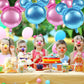 6 Pcs Mouse Head Balloons, 24'' Mouse Mylar Balloon Jumbo Mouse Head Aluminum Foil Balloons For Birthday Party Decorations Baby Shower Supplies Party Favors (Pinkblue)