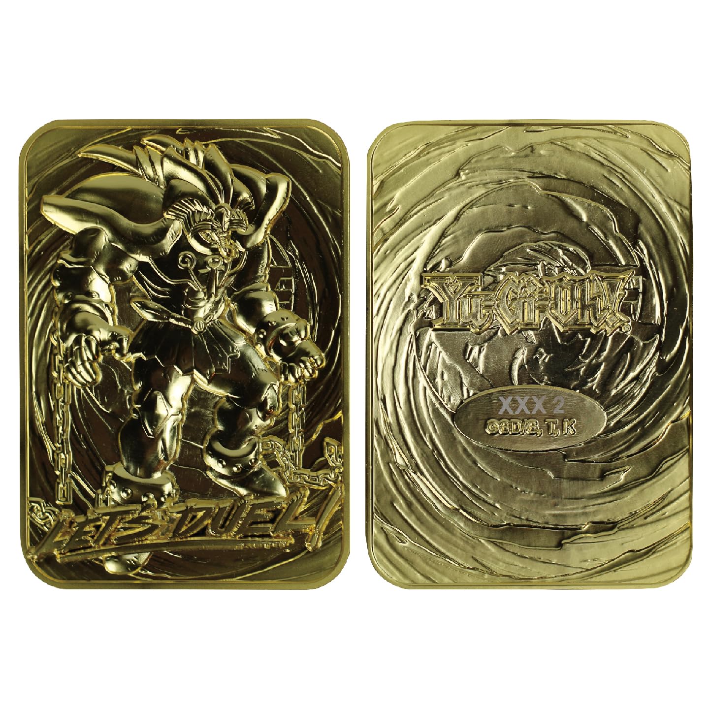 Fanattik Kon-Ygo26G Yu-Gi-Oh-Limited Edition 24K Gold Plated Collectible Exodia The Forbidden One
