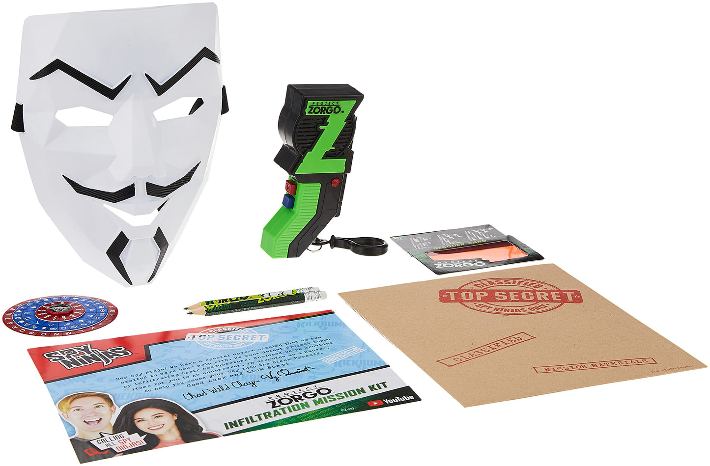 Spy Ninjas Project Zorgo Infiltration Mission Kit From Vy Qwaint And Chad Wild Clay