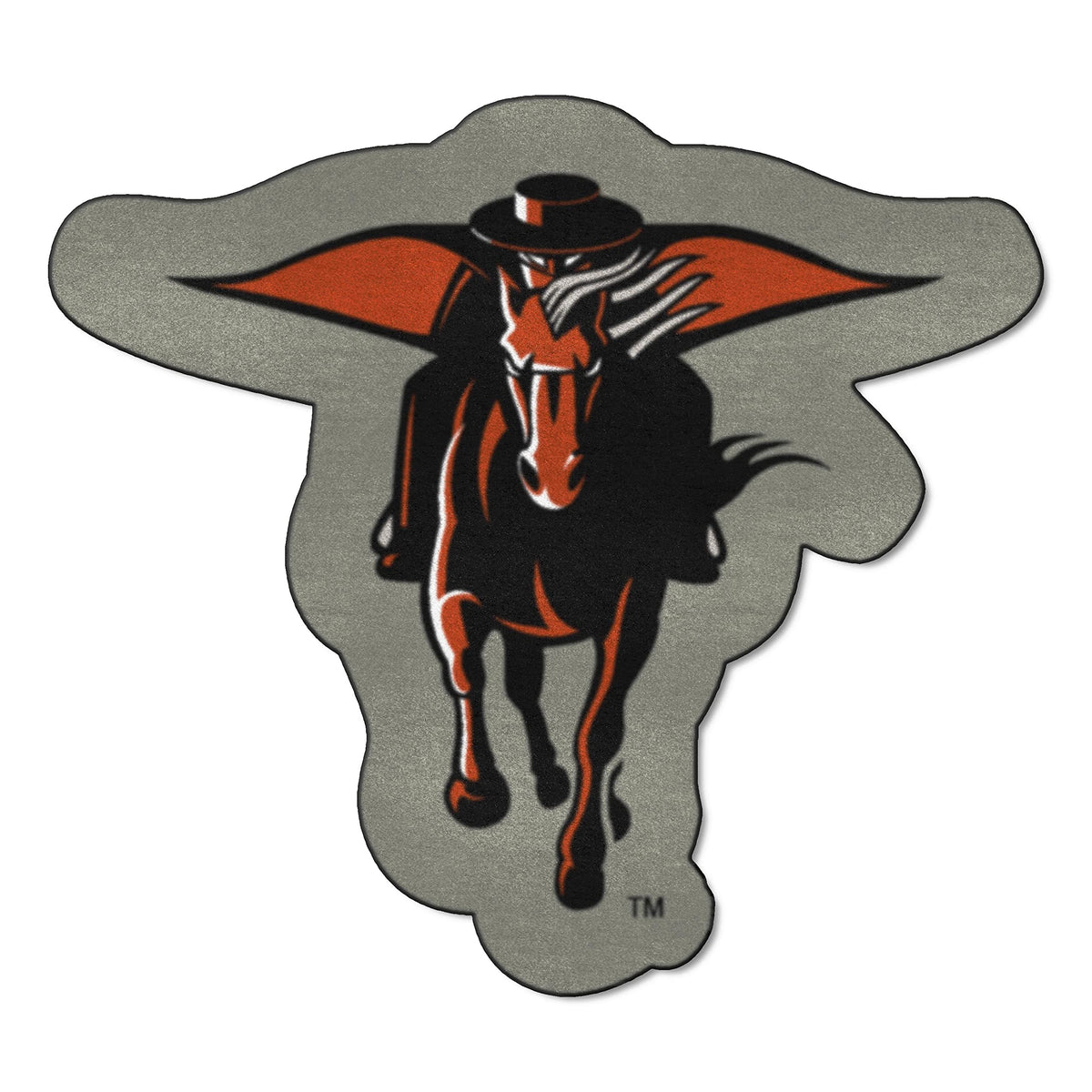 Fanmats 8337 Texas Tech University Red Raiders Nylon Mascot Shaped Rug