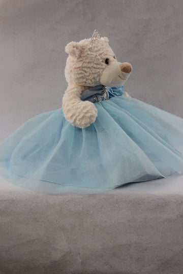 20 Quince Anos Quinceanera Last Doll Teddy Bear with Dress (Centerpiece) ~ B16631-4 Baby Blue