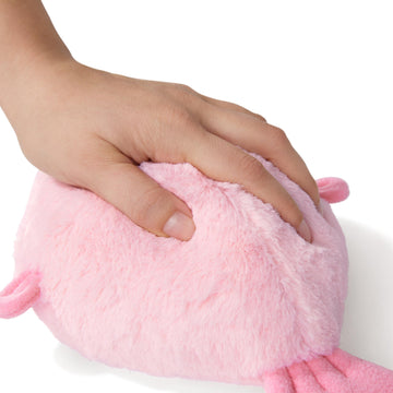 UNCUTE Blobby The Blobfish Mini Plush Toy - Cute Pink Blobfish for Kids and Collectors