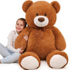 Tezituor Giant Teddy Bear Stuffed Animal 51in, Big Stuffed Bear Plush for Baby Shower, Huggable Large Teddy Bear Gift for Kids, 
