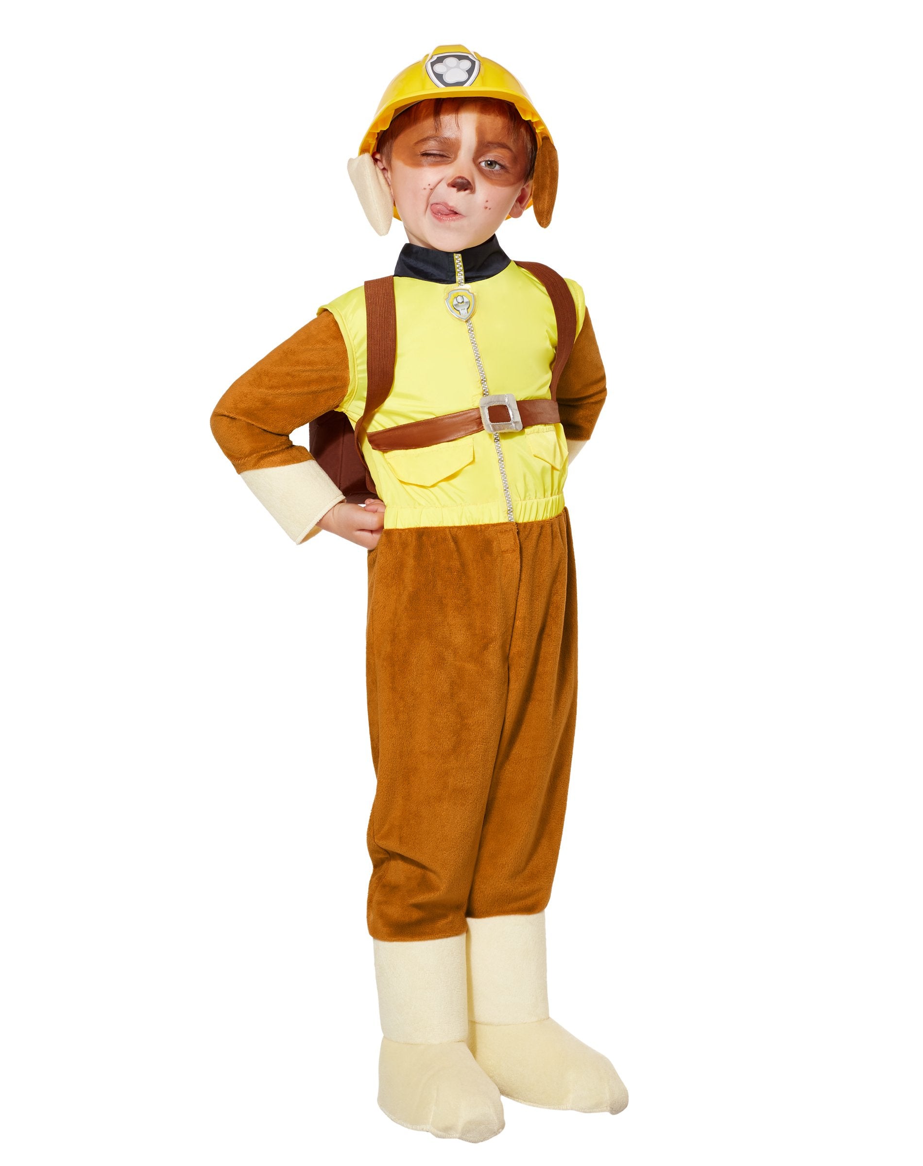 Spirit Halloween PAW Patrol Costume for Toddlers - Rubble | OFFICIALLY LICENSED - 2T