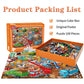Puzzles for Kids Ages 4-8 6-8 8-10 Year Old - Busy Engineering Vehicle - 100 Pieces Jigsaw Puzzle for Kids 100 Piece Puzzle for