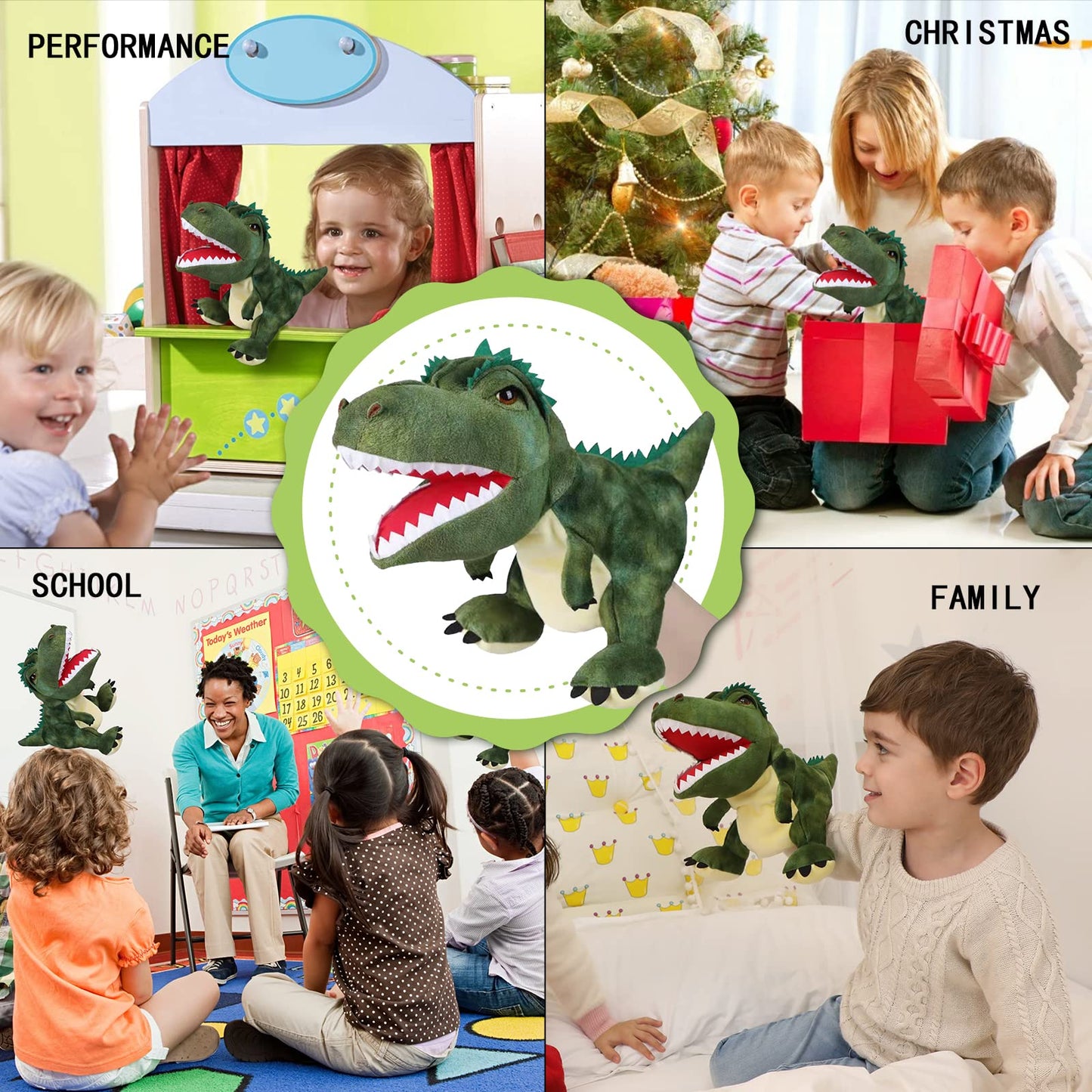 Puppets Hand Puppets Puppets For Kids, Dinosaur Hand Puppets Dinosaur Toys Plush Puppet Stuffed Hand Puppet Dinosaur Toy,Puppet