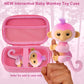 Mgznmty Carrying Case Compatible With Fingerlings Monkey Toy - 2023 New Interactive Toys For Kids (Pink) (Only Case)