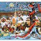 Buffalo Games - Charles Wysocki - Small Town Christmas - 1000 Piece Jigsaw Puzzle