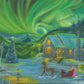 African American Expressions - Northern Lights Christmas Scene Puzzle - 500-Piece African American Jigsaw Puzzle For Adults | Wi