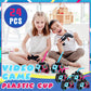 Mifoci 24 Pcs Plastic Video Gaming Party Favor Gift Supplies Cups With Straw And Lid,10Oz Gamer Birthday Party Video Game Shape