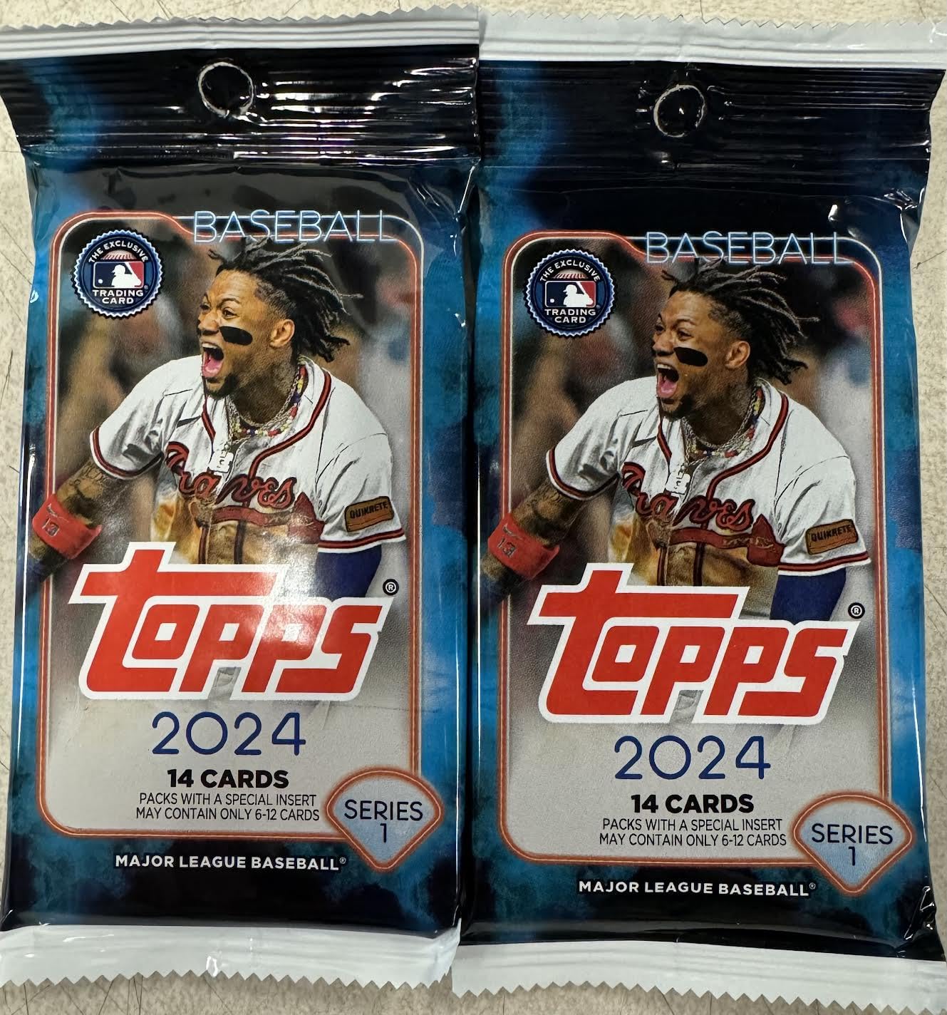 2024 Topps Series 1 Baseball Monster Packs From The Monster Box - 2 Monster Packs
