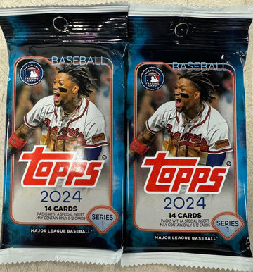 2024 Topps Series 1 Baseball Monster Packs From The Monster Box - 2 Monster Packs