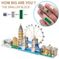 LUKHANG London Skyline Building Set - 3430pcs Medium Model Kit - Fun & Satisfying Micro Mini Blocks for Ages 14+