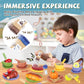 Wooden Play Dishes And Plates For Kids Kitchen Set Accessories For Toddlers 1-3 Cooking Toys Tea Cups For Kids Kitchen Birthday