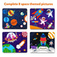 Skillmatics Dot It Sticker Art Activity - Space, Mess-Free Fun For Kids, 500+ Stickers, Craft Kits, Diy Activity, Travel Toys, Gifts For Boys & Girls Ages 3, 4, 5, 6, 7