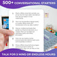 QUOKKA Conversation Cards Game - Christian Couples Edition | Original Version | Cardboard | Relationship Connection Board Game