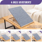 Tektalk Foldable Jigsaw Puzzle Board - Adjustable Stand, Portable Felt Table for 1500 Pieces, Gray, Model WGPTB