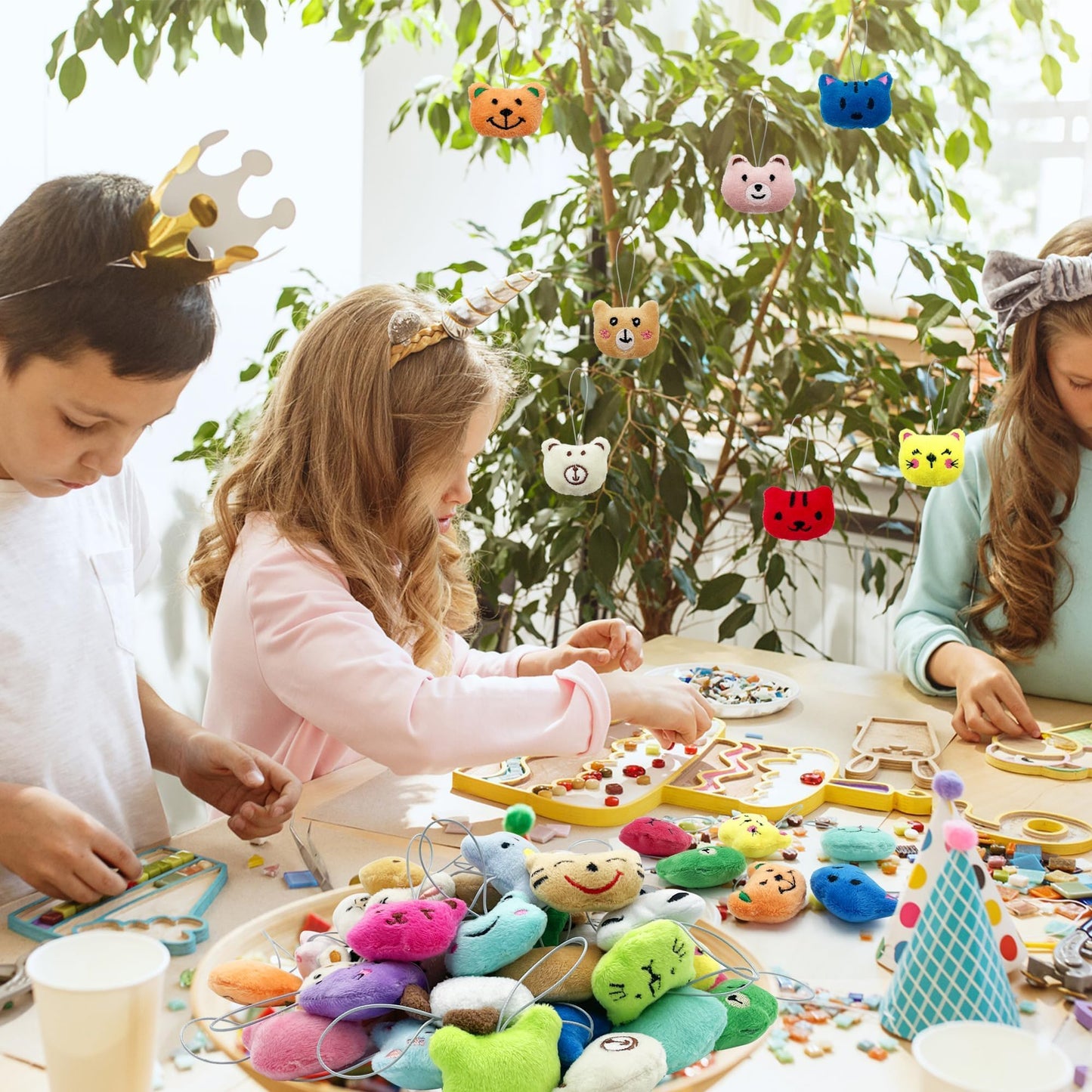 Xipegpa 60 Pcs Mini Animal Plush Toys Set Cute Small Animal Stuffed Toy Keychain For Party Favors Keychain Ornament For Goody Ba