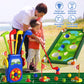 WATUDOU Toddler Golf Set Toys for Kids, Kids Toddler Golf Clubs with 7 Balls, Putting Mat & Golf Board, Toys Gifts for 3 4 5 6 Y