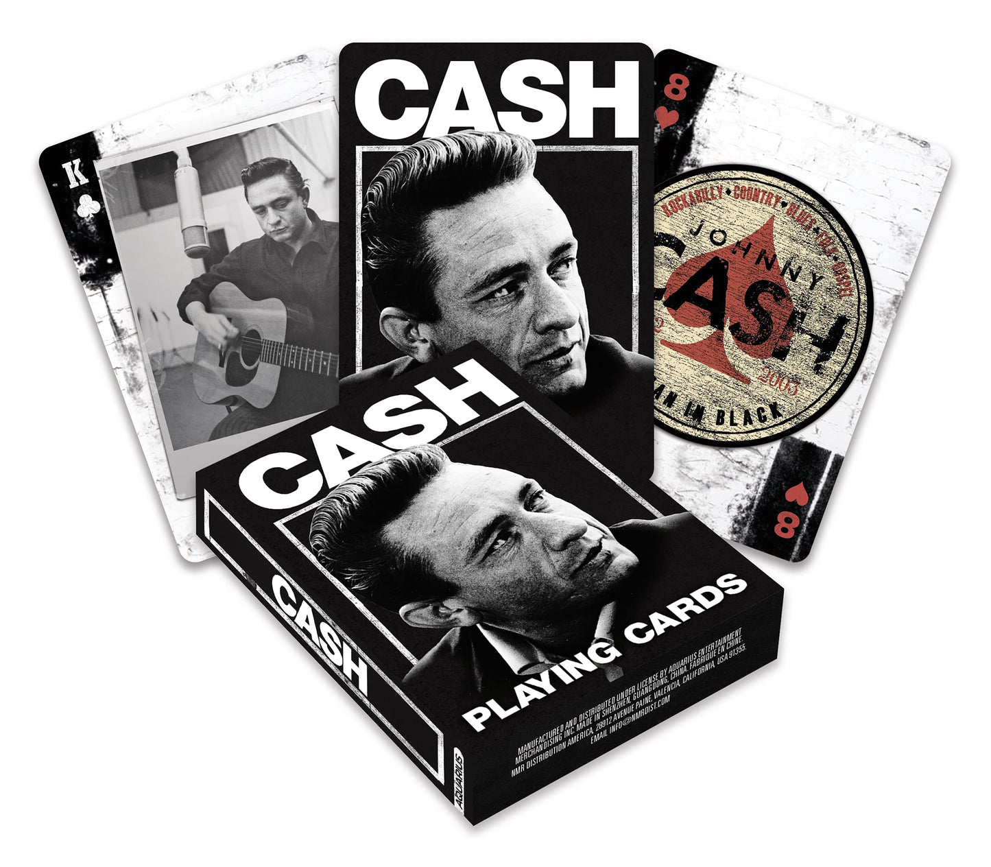 Johnny Cash Playing Cards