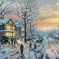 Buffalo Games - Thomas Kinkade - 100Pc Kinkade - A Christmas Story - 100 Piece Jigsaw Puzzle For Families - Challenging Puzzle P
