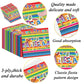 Fiesta Napkins For Cinco De Mayo Party Supplies Mexican Fiest Themed Luncheon Paper Napkins Disposable Stripes Flags Birthday Party Table Decorations (50 Pack)