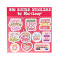 Martloop Best Big Sister Doll Bundle - Includes Doll, Book, And Stickers - Perfect Sibling Gift From Baby Or Toddler, 3 Piece Bu