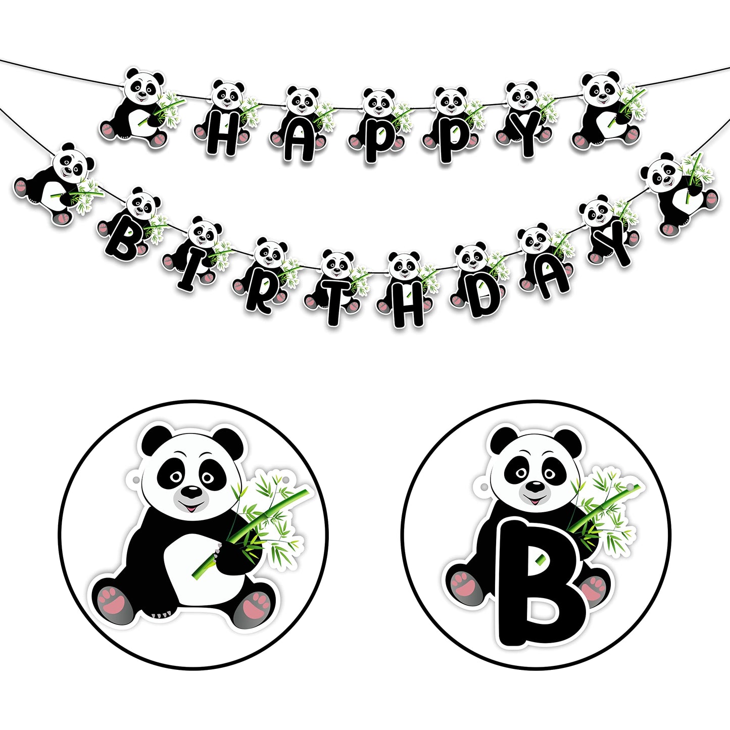 Seyal Panda Happy Birthday Banner