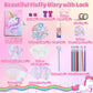 HoomTop DIY Journal Kit Kids Diaries with Lock for Girls Ages 6 7 8 9 10 11 12 14 Birthday Christmas Gifts