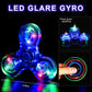 Scione 5 Pack Fidget Spinners, Led Light Up Fidget Spinner, Easter Party Favor Goodie Bag Stuffers Glow In The Dark Sensory Toys, Stress Reduction And Anxiety Relief Hand Spinner For Kids