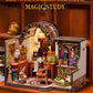 Rowood Miniature House Kit,Diy Miniature Dollhouse Kits For Adults,Mini House Craft Kits For Women With Led,Christmas Birthday G