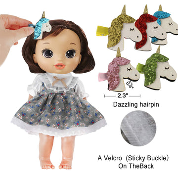 Alive Baby Doll Clothes And Accessories - 12 Sets Girl Doll Clothes Dress For 12 13 14 15 16 Inch Doll, Baby Bitty Doll Clothes - Doll Outfits Accessories With Hairpin Underwear For 14'' Doll Girl