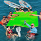 Yaciente 12' Lily Pad Floating Mat, Tear-Resistant Floating Water Mat For Lake, Pool, Beach, Ocean, Suitable For Multiple Users