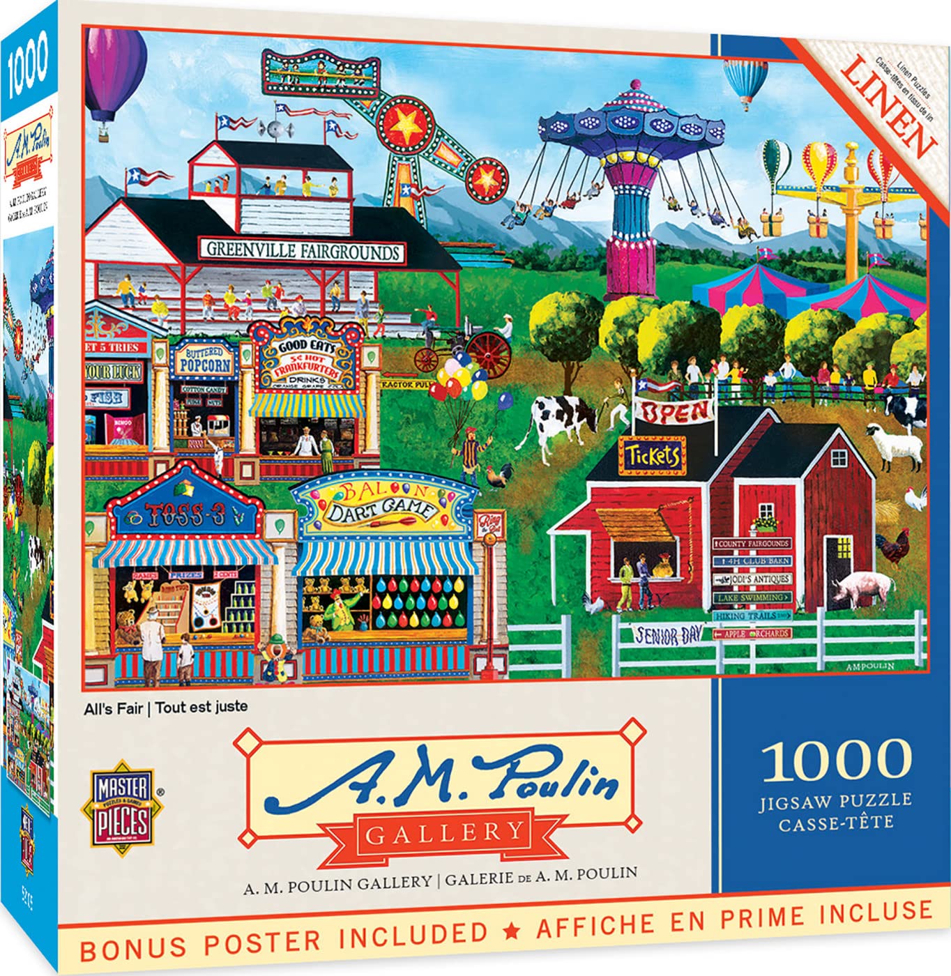 Masterpieces 1000 Piece Jigsaw Puzzle For Adults, Family, Or Youth - All'S Fair - 19.25'X26.75'