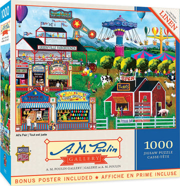 Masterpieces 1000 Piece Jigsaw Puzzle For Adults, Family, Or Youth - All'S Fair - 19.25'X26.75'
