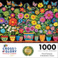 Cross & Glory - Floral Fantasia: A Butterfly'S Haven - 1000 Piece Jigsaw Puzzle For Adults | Glare-Free | Colorful Garden And Butterfly Scene | Flower Puzzle