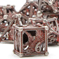 Hollow Metal Dice,HNCCESG DND Dice 3D Eagle Design of 7 pc,Game Dice for Dungeons and Dragons,D&D Dice Metal Bloody Dice Set wit