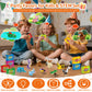 Party Favors For Kids - 24 Pack 72 Kinds Of Animals Building Block Toy Goodie Bags Classroom Carnival Prizes Stuffers Easter Gif