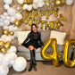 20Th Birthday Decorations, Gold 20 Balloon Number 40 Inch, 20Th Birthday Decorations For Women Men, Number 20 Balloons For Party