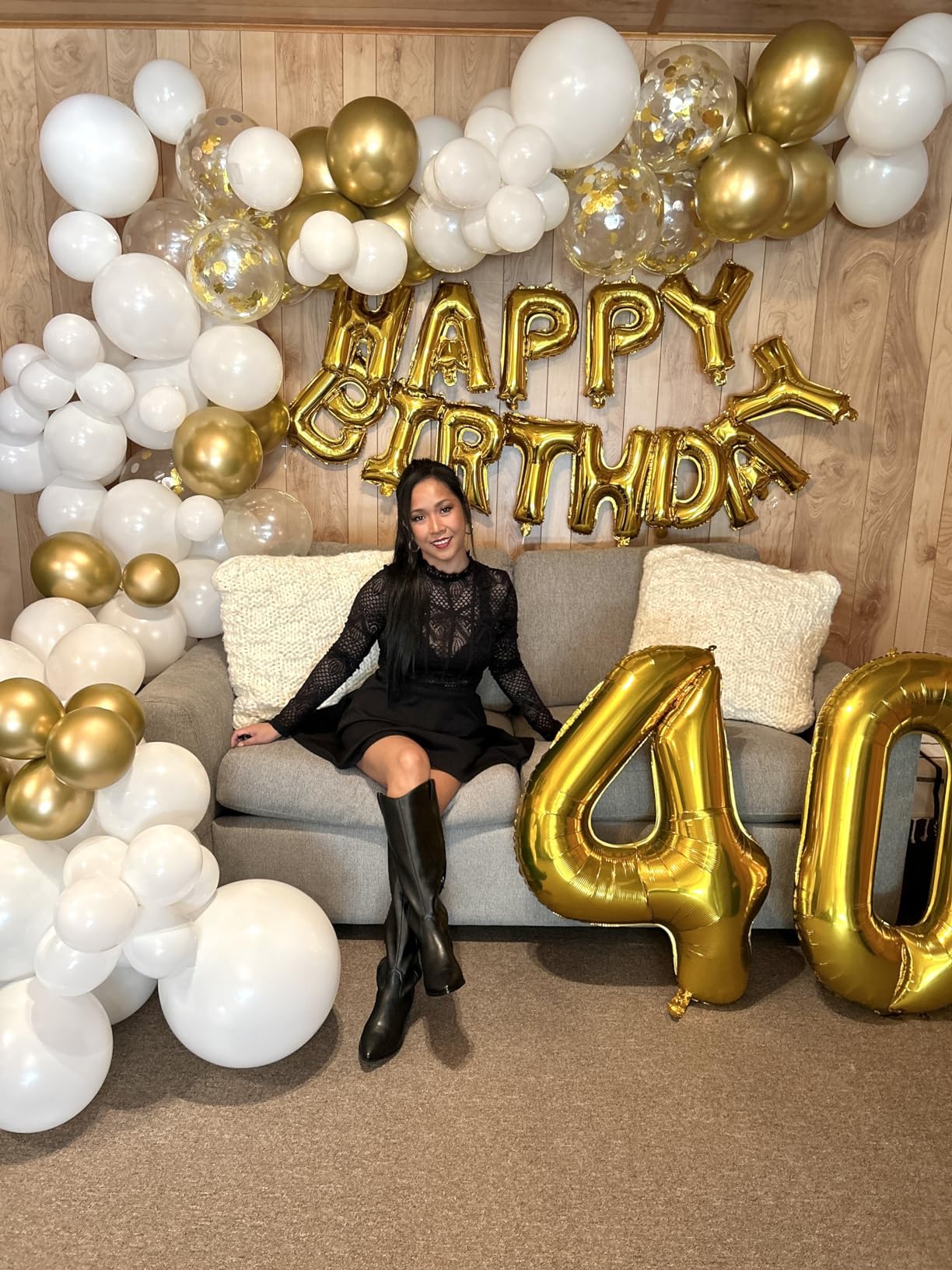 20Th Birthday Decorations, Gold 20 Balloon Number 40 Inch, 20Th Birthday Decorations For Women Men, Number 20 Balloons For Party