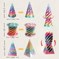 TIMCHESS 6Pcs Impossible Cone, Spiral Cone Fidget Toy, 3D Printed Spiral Cone Toy, Impossible Pyramid Passthrough Sculpture Spir