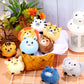 Skylety 9 Pcs Mini Plush Stuffed Animals Bulk 3.15 Inch Cute Soft Decompress Animals Plush Toys For Baby Shower Birthday Party Gifts Classroom Prizes Easter Basket Stuffers(Forest Animals)